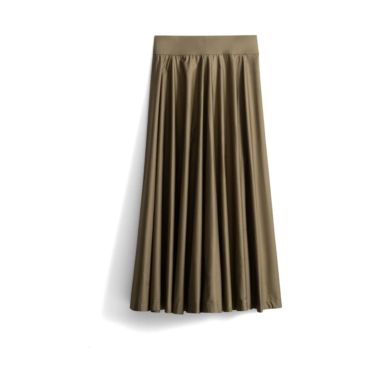 Khaki Whirling Skirt